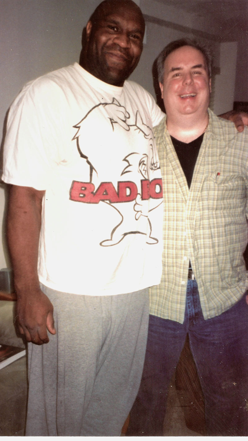 John Cerbone with Bob Sapp