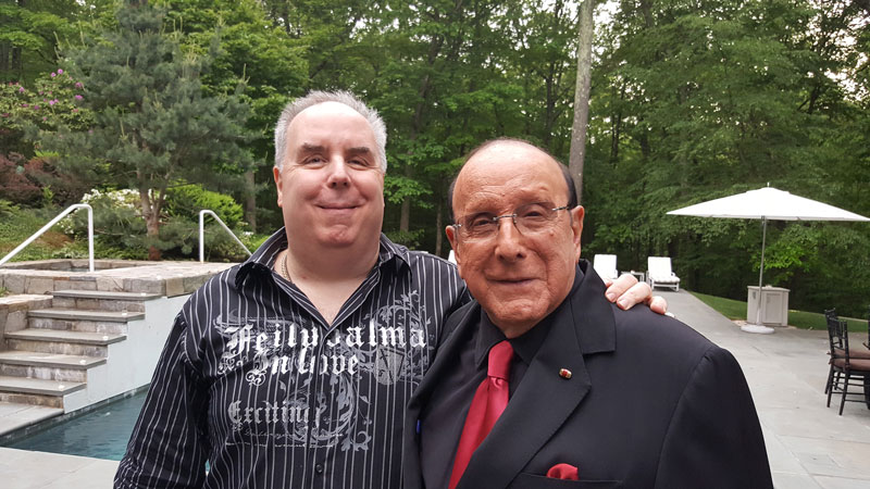 John Cerbone with Clive Davis
